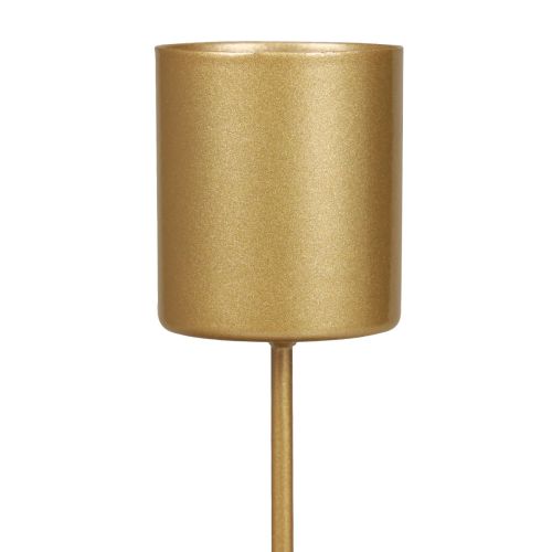 Product Candle holder, spike, candle holder, stick, gold, 3.2cm x 4cm, 4 pieces
