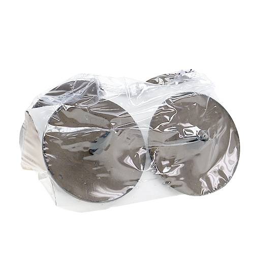 Product Candle holder for sticking 6x6.5cm brown 4 pcs