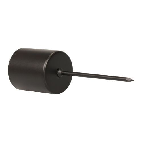 Floristik24 Candle holder for sticking, black, Ø3.2cm, 4 pieces