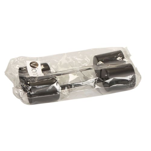 Candle holder for sticking, black, Ø3.2cm, 4 pieces | Floristik24.ie