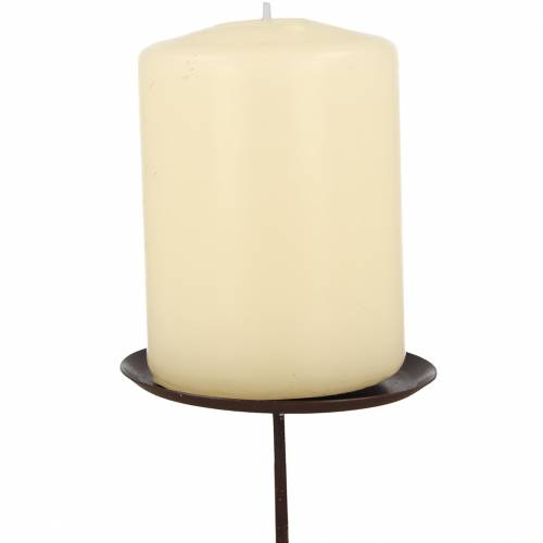 Product Candle Holder Brown Ø6cm 4 pcs