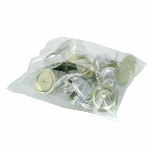 Product Candle holder with spike gold Ø6cm 36 pcs