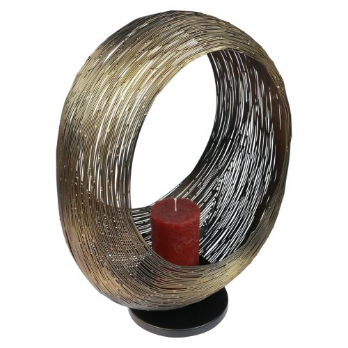 Floristik24 Candlestick metal decorative sculpture tealight holder H45cm