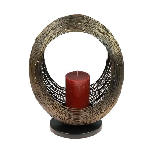 Floristik24 Candlestick metal decorative sculpture tealight holder H33.5cm