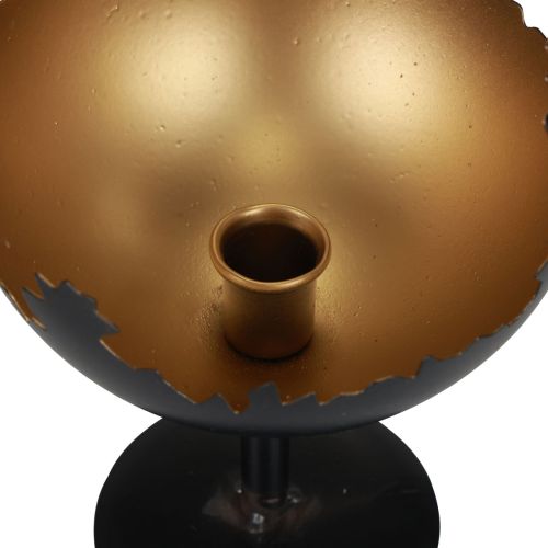 Floristik24 Table decoration Christmas candle holder metal 19cm Ø15cm