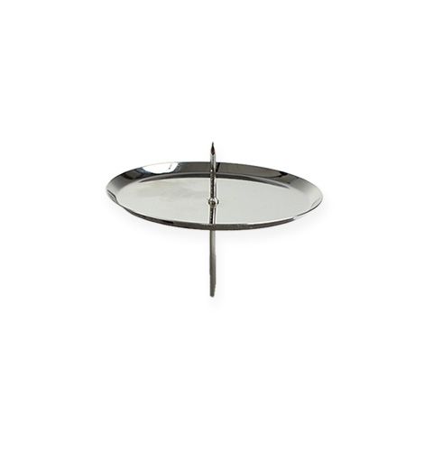 Product Candle Holder Silver Ø6cm 4 pcs