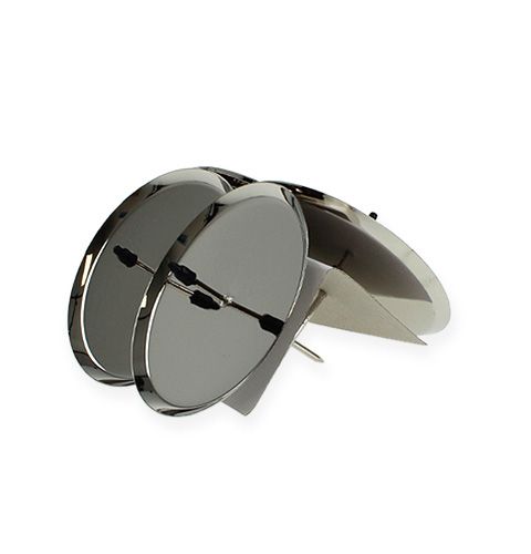 Product Candle Holder Silver Ø7cm 4 pcs