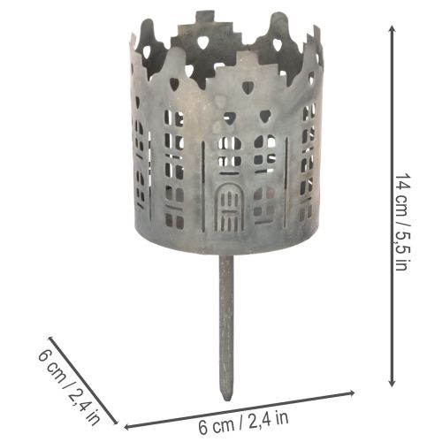 Tealight holder and candle
