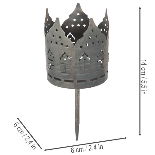 Tealight holders with spike,