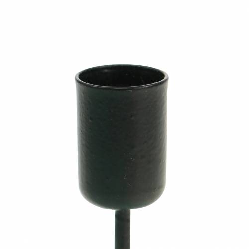 Product Candle holder small black H7cm Ø12.5mm 8pcs