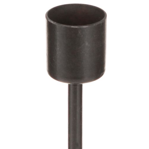 Product Candlestick holder antique brown H21.5cm 2pcs