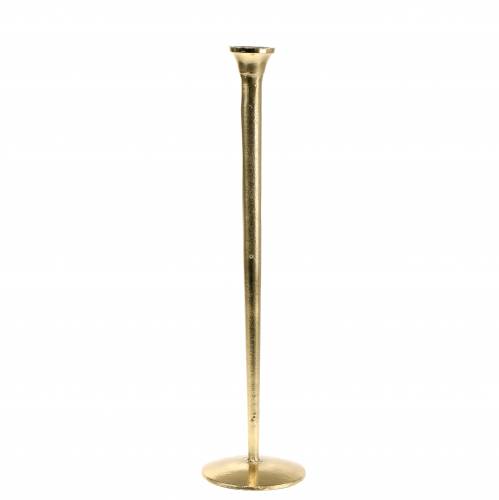 Floristik24 Candlestick antique gold Ø10cm H39cm