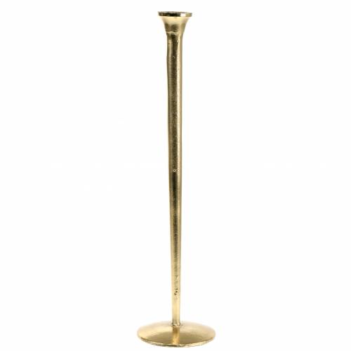 Floristik24 Candlestick antique gold Ø11.5cm H47cm