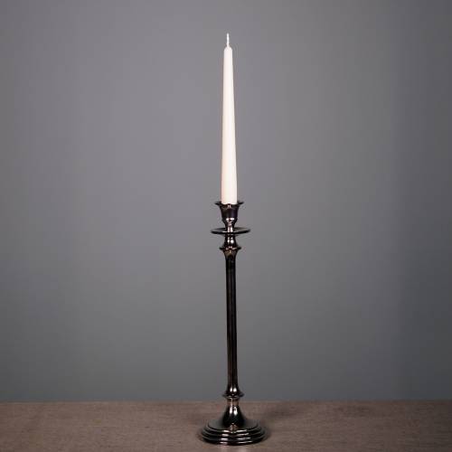 Floristik24 Candlestick silver H35cm