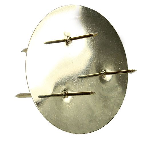 Floristik24 Candlestick gold Ø8cm