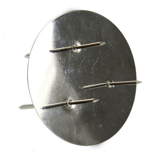 Floristik24 Candlesticks silver Ø6cm 12pcs