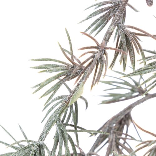Artificial pine branch with cones, decorative pine branch, artificial, 80cm, 3 pieces | Floristik24.ie