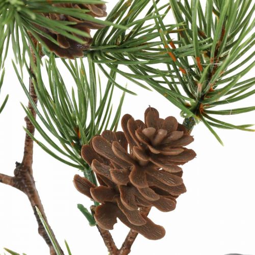 Product Artificial pine in a pot Christmas tree with cones 52cm