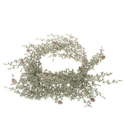 Artificial garland with pine cones and needle branches for decoration, 185cm | Floristik24.ie
