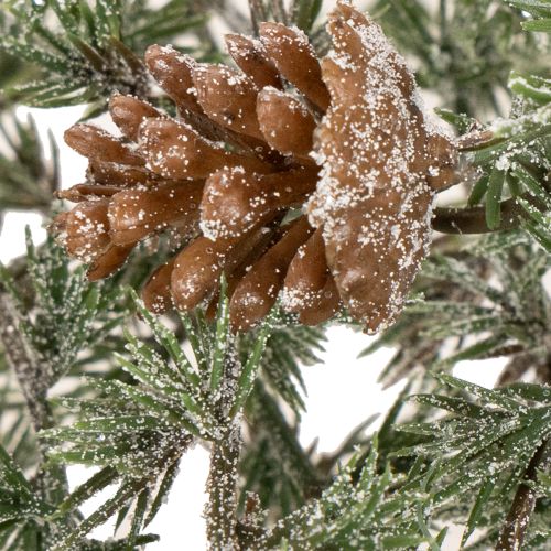 Artificial garland with pine cones and needle branches for decoration, 185cm | Floristik24.ie
