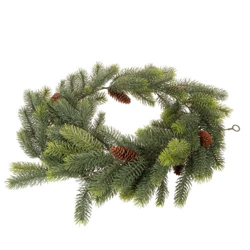 Decorative pine branch, artificial garland for winter arrangements, 190cm | Floristik24.ie