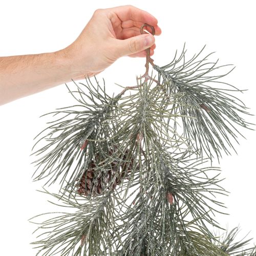 Artificial pine garland with cones | Floristik24.ie