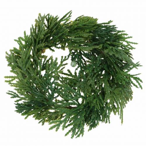 Floristik24 Pine wreath artificial green Ø16cm