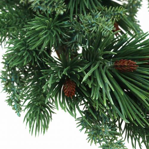 Floristik24 Wreath of conifer mix artificial Ø28cm green door wreath