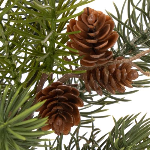 Artificial Christmas branch, decorative branch with pine cones | Floristik24.ie