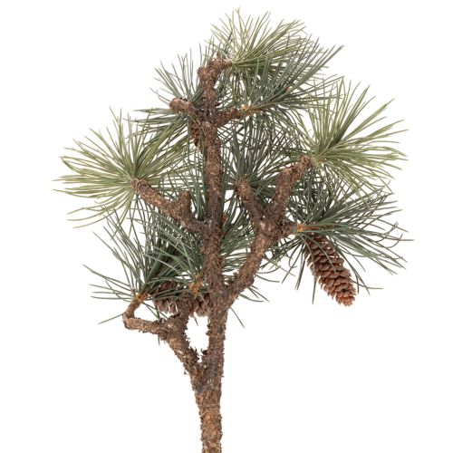 Artificial pine branch with cones, living room decoration, 93cm | Floristik24.ie