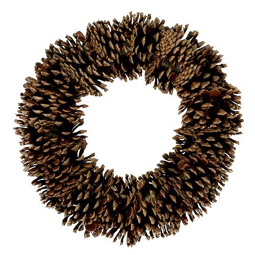 Product Pine cone wreath round Ø27cm