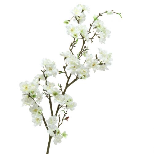 Floristik24 Cherry blossom branch white 105cm