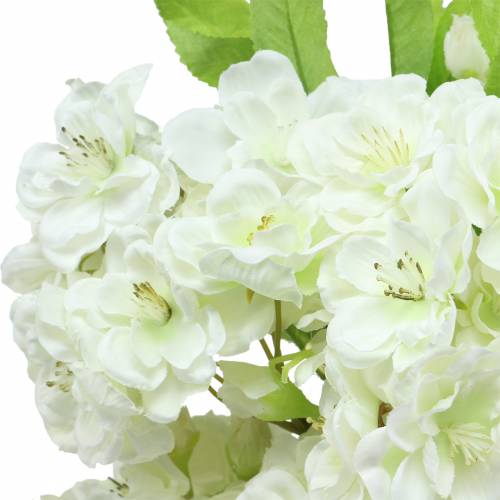 Floristik24 Cherry branch cream 45cm 3pcs for decoration