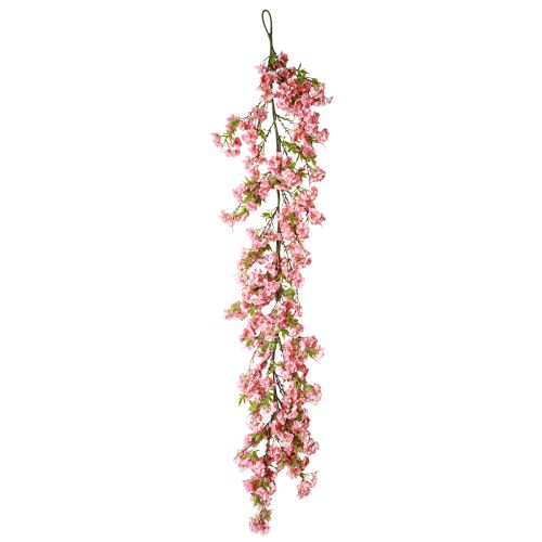 Floristik24 Cherry Blossom Garland Hanging Artificial Flower Garland Pink 170cm