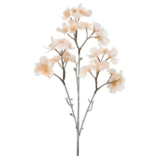 Floristik24 Cherry blossom branch iced cream 51cm