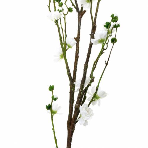 Floristik24 Cherry blossom branch white artificial decorative branch cherry blossom spring decoration