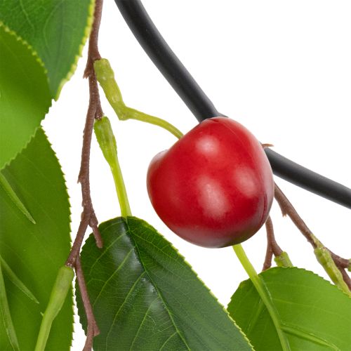 Product Artificial garland with cherries. Perfect for natural room decoration. Floral look. 160cm.