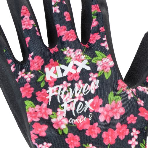 Product Kixx Garden Gloves Strawberry Motif White Red Size 8 Kixx Garden Gloves Flowers Black Size 8