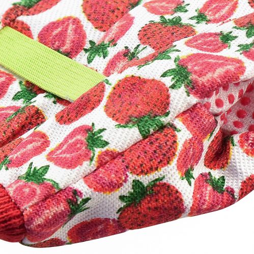 Floristik24 Kixx Gardening Gloves Strawberry Motif White Red Size 8