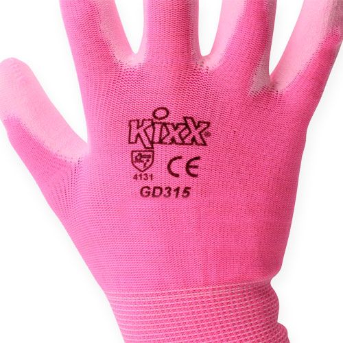 Product Kixx garden gloves size 8 pink, pink