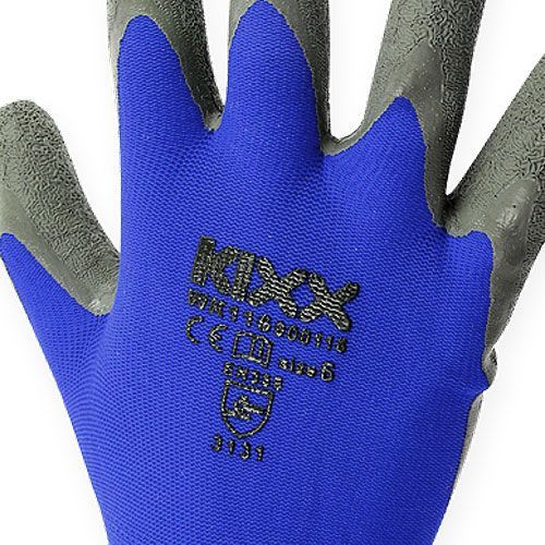 Product Kixx garden gloves blue, black size 10