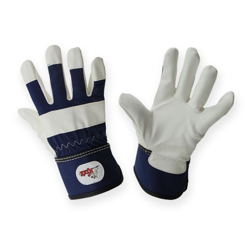 Floristik24 Kixx children&#39;s gloves size 6 blue, white