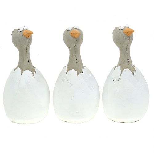 Floristik24 Decorative figure chick in egg H16.5cm 3pcs