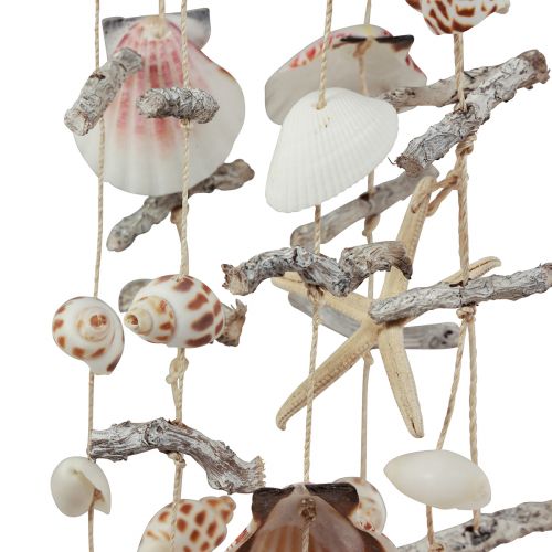 Floristik24 Wind chime maritime starfish shells 80cm