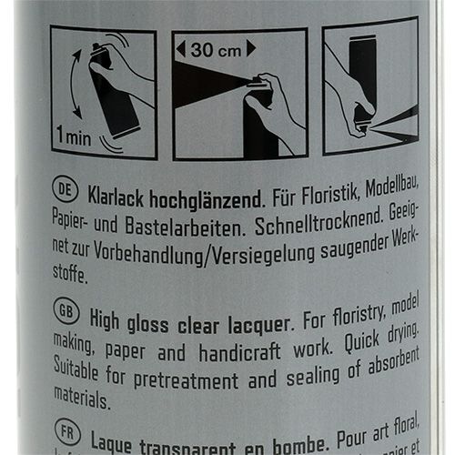 Floristik24 Clear varnish spray 400ml