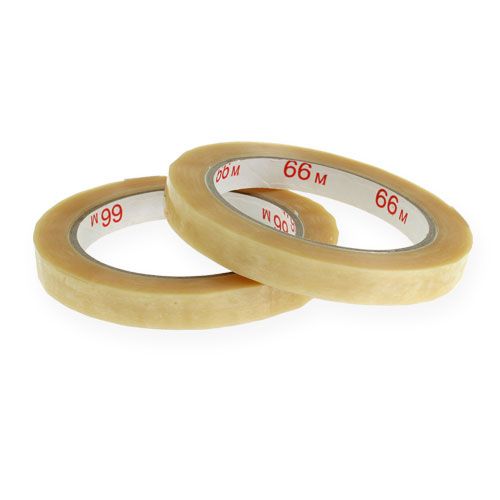 Adhesive tape 12mm x 66m PVC neutral 12 pcs
