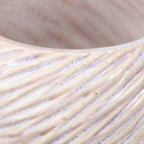 Product Small ceramic bowls in pink spiral decor Ø9cm 4pcs