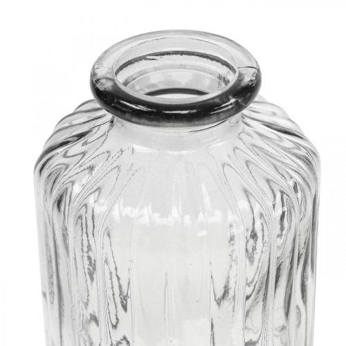 Floristik24 Small vases glass vase flower vases glass Ø6cm H10cm 2pcs