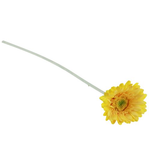 Floristik24 Artificial flowers Gerbera yellow 45cm