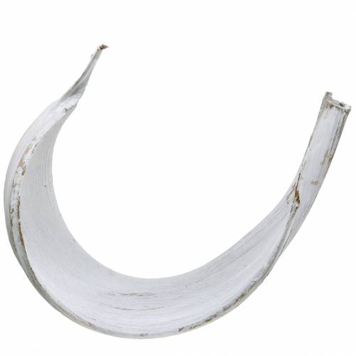 Product Coconut leaves White washed Natural decoration 35cm